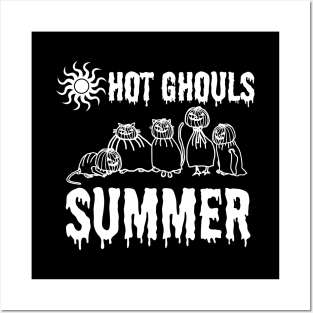 Hot Ghouls Summer Goth Wear Posters and Art